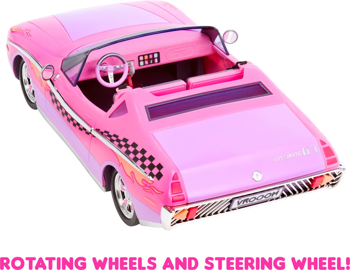 L.O.L. Surprise City Cruiser Auto - Roze/paarse cabrio - Met exclusieve minipop - Met modepop — afbeelding 6