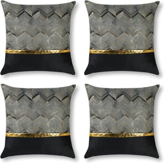 Sierkussenhoes doré gaufrage à chaud oreiller décoratif moderne