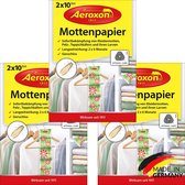 Aeroxon Mottenpapier Kleding Of Tapijten Beschermen Mottenstrip 3x2 stuks