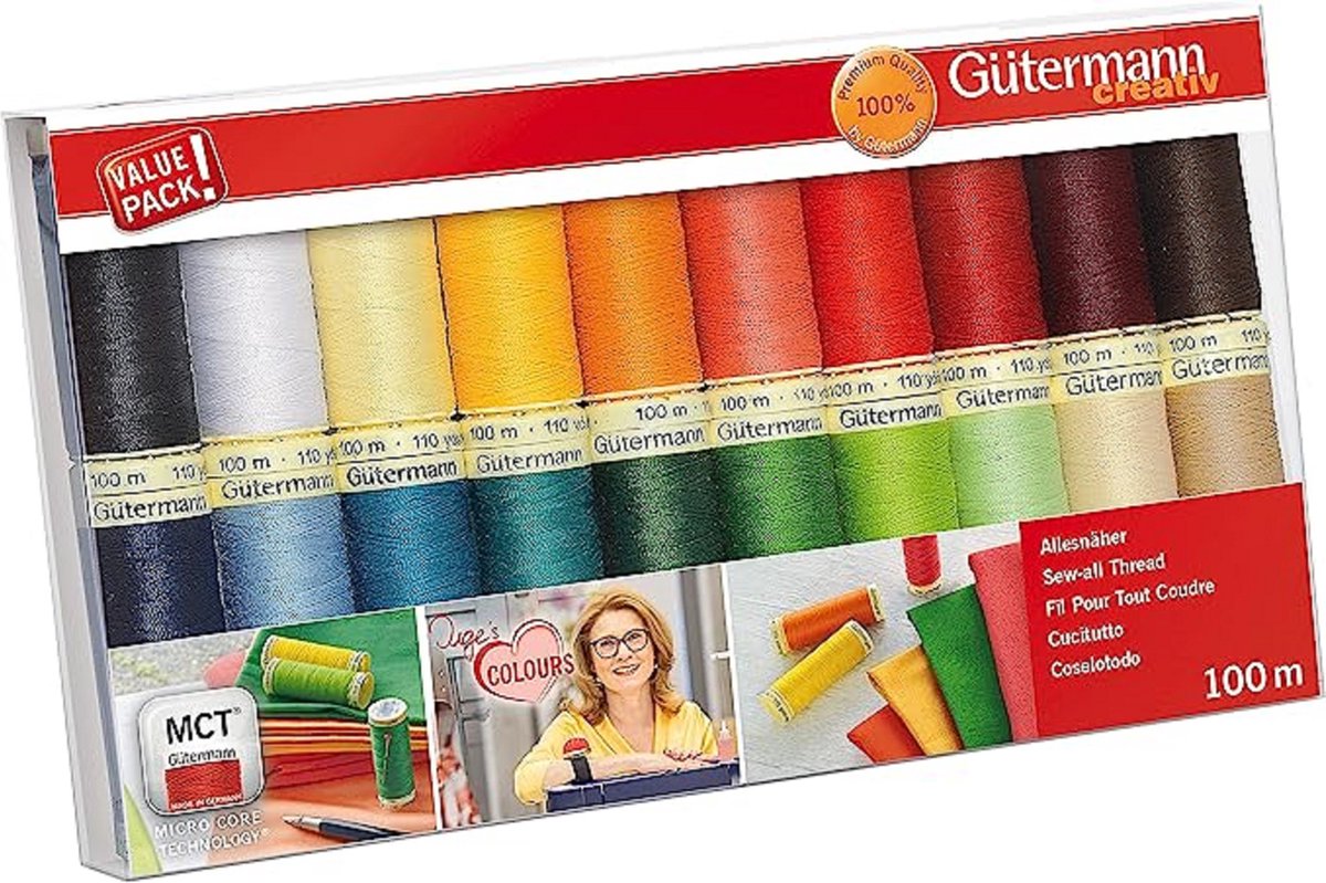 60 Kleuren Naaigaren Set, Naaimachinegaren, Naaigaren Spoel, Spoelen Voor Naaimachine,Naaigaren Koord Set Met Opbergdoos,Geschikt Voor Handnaaien En Machinaal Naaien
