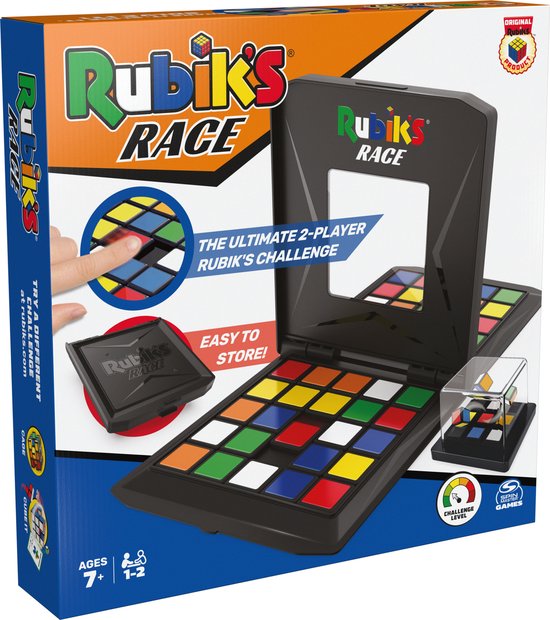 Rubik's Race - Klassiek supersnel strategische-reeksbordspel - Ultiem confrontatiespel voor twee spelers