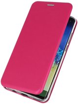 Slim Folio Book Case Telefoonhoesje - Folio Flip Hoesje - Geschikt voor Samsung Galaxy S8 Plus - Roze