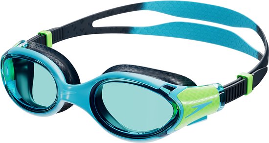 Speedo Biofuse 2.0 Junior Blauw/Groen Unisex Zwembril - Maat One Size