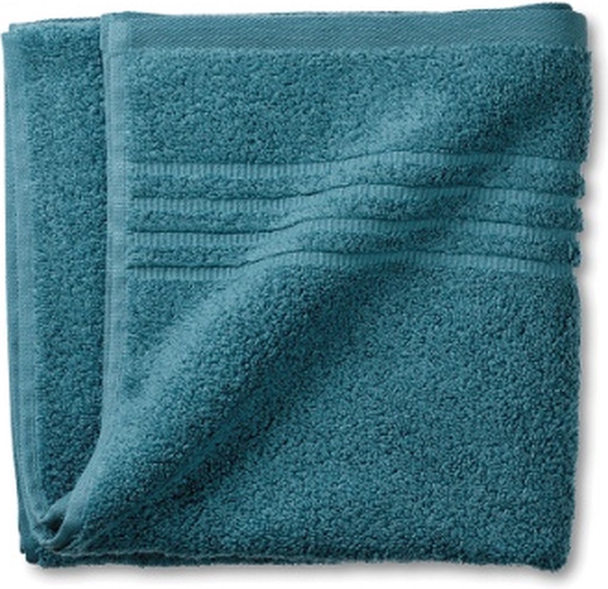 Handdoek, 50 x 100 cm, Teal Blauw - Kela | Leonora
