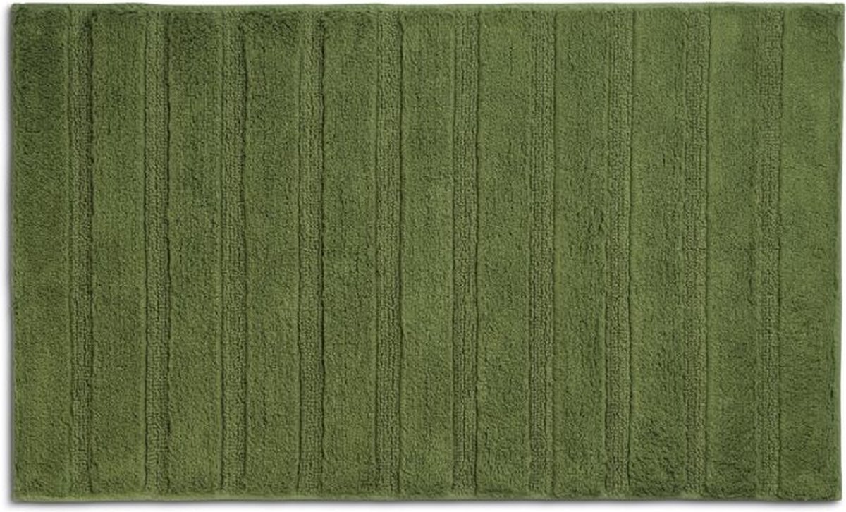 Badmat, 100 x 60 cm, Katoen, Mos Groen - Kela | Megan