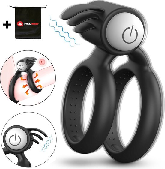 Quick Relief Tease Pleasure Official Cockring - Penis Ring - Siliconen - Penis  Ring -... | bol