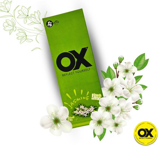 Parfumgeïnfuseerde enkelsokken met exotische jasmijngeur - 6 paar in 3 kleuren, lage sokken, sneaker sokken van OX®