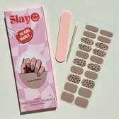 Slayo© - Gellak Stickers - Wicked Wildcat - Nagelstickers - Gel Nail Wraps - Panterprint - Nail Art - LED/UV lamp nodig