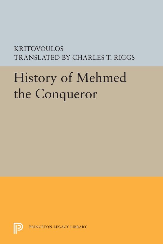 History of Mehmed the Conqueror - cover