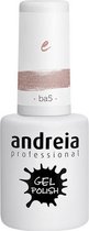 Andreia Professional - Gellak - Kleur NUDE GLITTER BA5 - Limited Edition - 10,5 ml