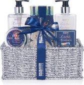 BRUBAKER Cosmetics 10 Stuks Eenhoornschoonheidsset - Cadeautip - Cadeau Idee - Kleurrijke Regenboog met Vanille Lavendelgeur in Geschenkmandje Zilver - Moederdag cadeautje