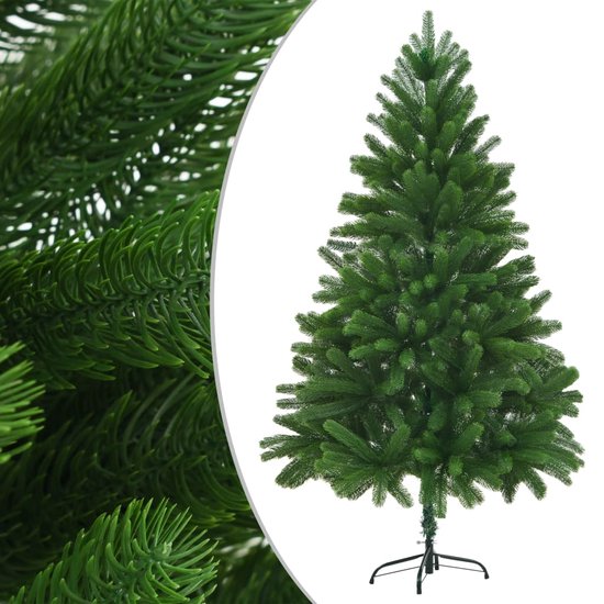 Encommium roem Realistisch vidaXL Kunstkerstboom met levensechte naalden 210 cm groen | bol.com