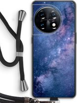 Case Company® - Hoesje met koord geschikt voor OnePlus 11 hoesje met Koord - Nebula - Telefoonhoesje met Zwart Koord - Bescherming aan alle Kanten en Over de Schermrand