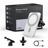 VOTIQ® MagSafe Support Voiture iPhone 13/12 Chargeur Sans Fil Série Mini/ Max / Pro Apple iPhone Phone - Wit