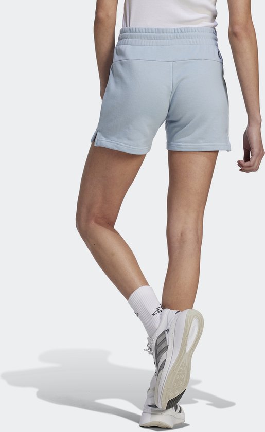 adidas Sportswear Essentials Linear French Terry Short - Dames - Blauw- S
