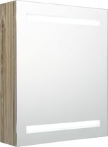 vidaXL-Badkamerkast-met-spiegel-en-LED-50x14x60-cm-eikenkleurig