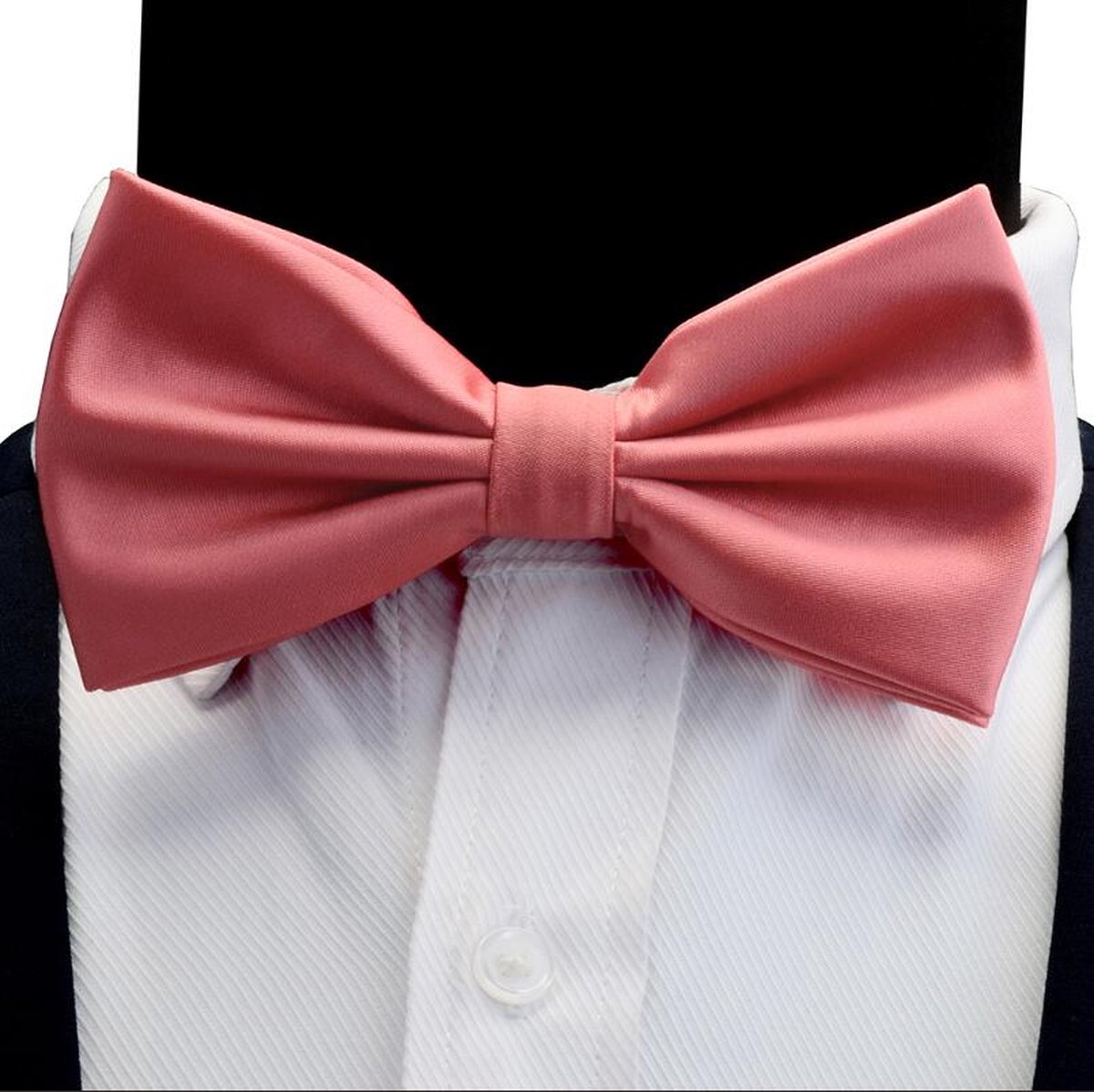 Vlinderdas - 100% zijden - oud roze - luxe en chique vlinderstrik - volwassenen - waterafstotend - Cadeau