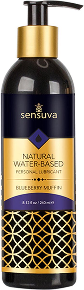 Goedkoopste Sensuva - Natural Waterbasis Glijmiddel Bosbessen Muffin 240 ml