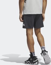 adidas Performance Basketball Badge of Sport Short - Heren - Grijs- XS 7"