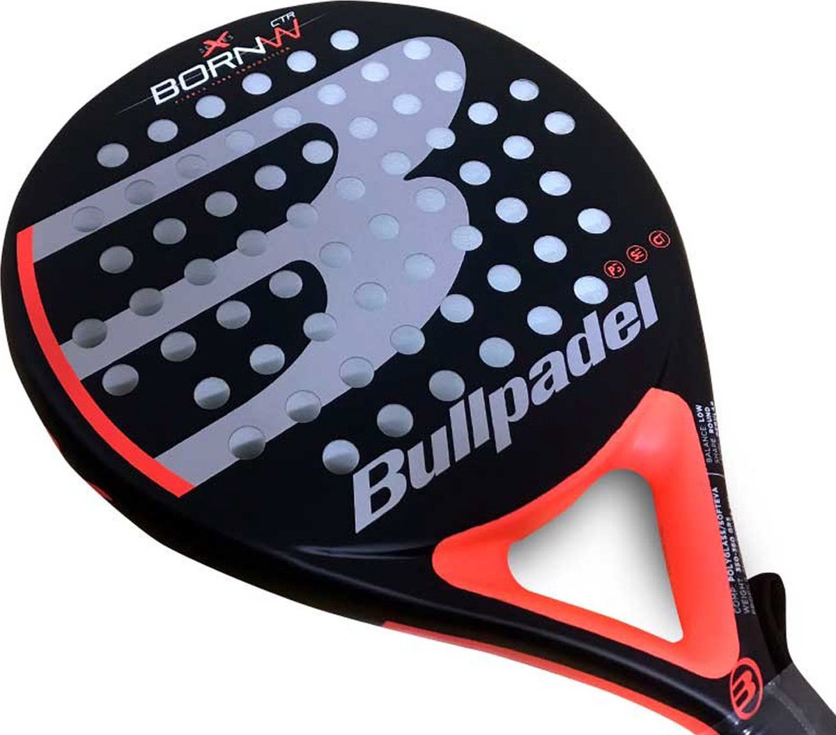 Raquette de Padel Bullpadel Born W Raider 2021 Grijs Clair bol