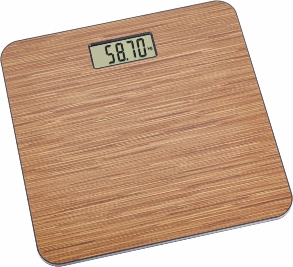 Digitale personenweegschaal 150 kg Hout TFA