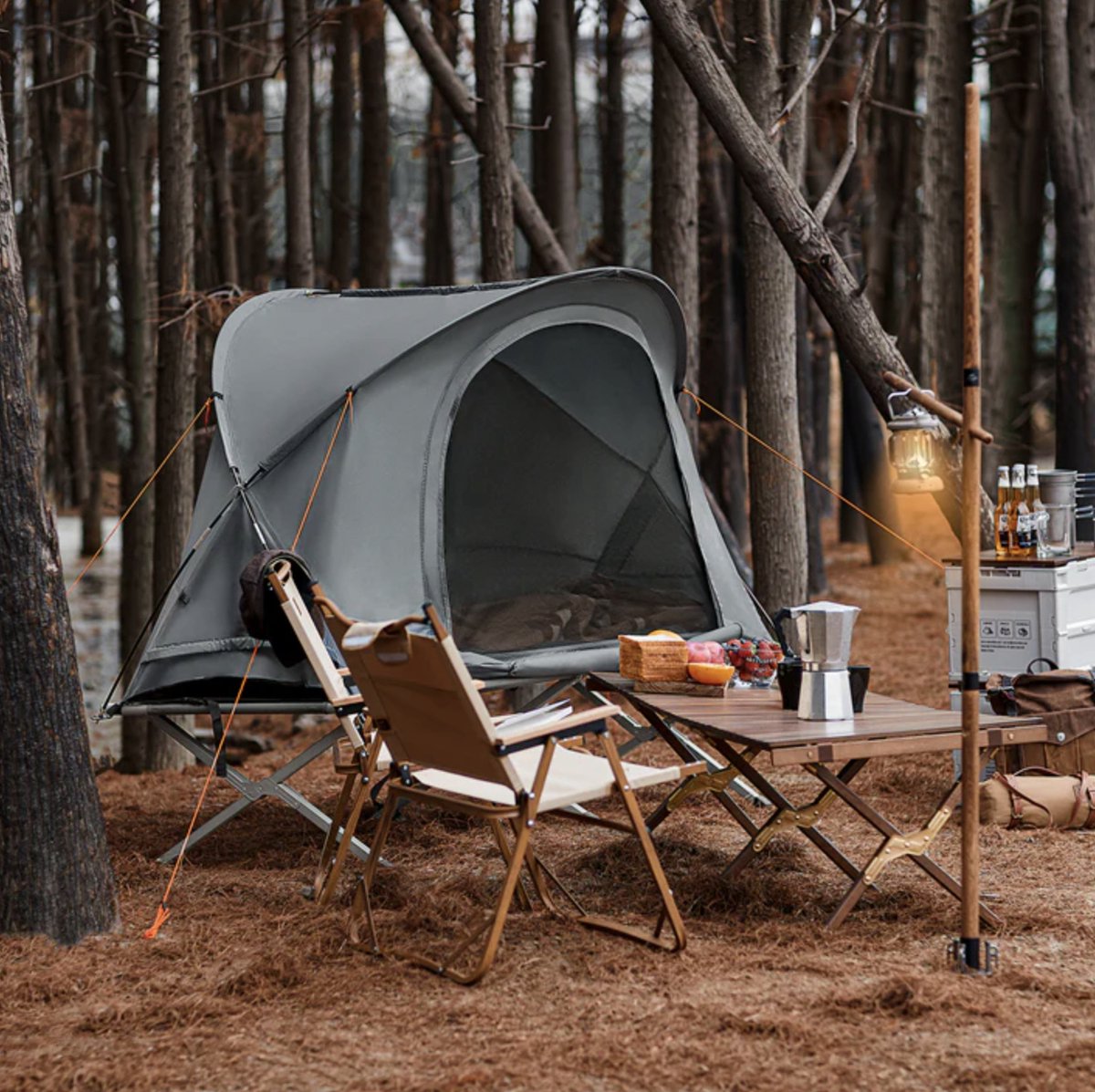 Simpletrade 4 in 1 Tent - Kamperen - Outdoor - Slaapzak - Opblaaskussen -  194x147x87cm | bol