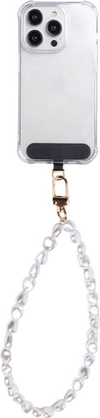 Telefoonketting met parels, mobiele telefoonhanger, mobiel telefoonkoord, parels, ketting voor mobiele telefoon, acryl, bohemian stijl, kleurrijke parels, telefoonketting strap voor vrouwen, autosleutelhanger, type 3