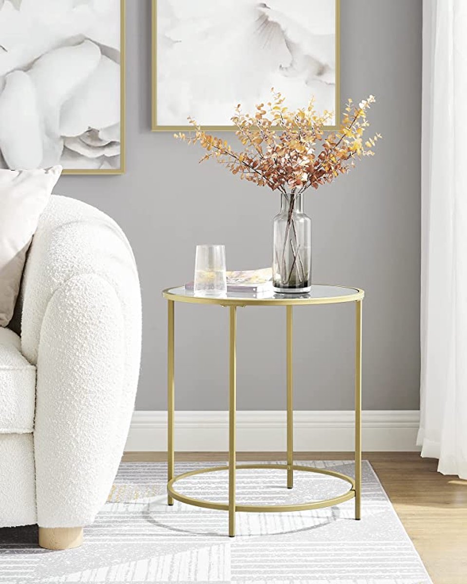 Moderne salontafel goud
