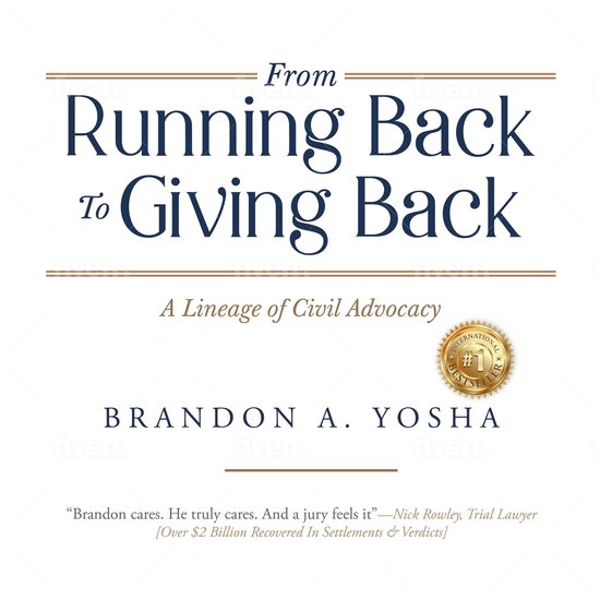 From Running Back to Giving Back - cover