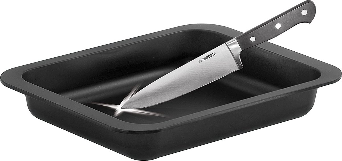 Ovenschaal XXL rechthoek 40 x 29 cm van geëmailleerd staal Zenker Special Cooking