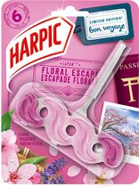 Harpic Set de 3 Blocs WC - Escapade Floral Nettoyant WC anti-tâches & anti-calcaire