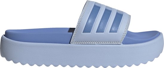 adidas Sportswear adilette Platform Badslippers - Unisex - Blauw- 40 1/2