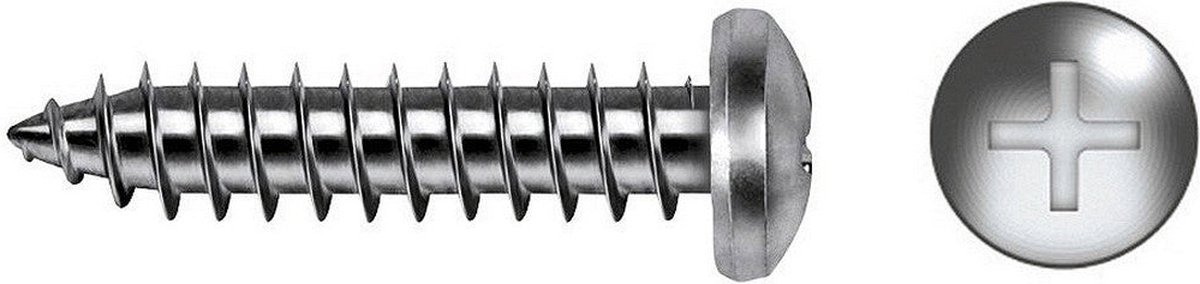 Schroefdoos CELO 3,5 x 22 mm Verzinken (500 Stuks)