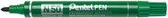 Viltstift Pentel N50 rond groen 1.5-3mm - 12 stuks