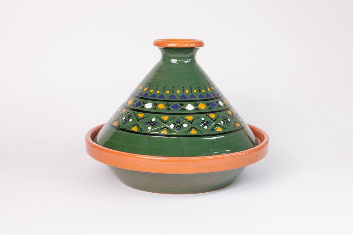 Souk Tajine Unieke Handgemaakte Marokkaanse Kook Tajine M (Geglazuurd