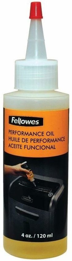 Lubricating Oil for Paper Shredder Fellowes Multicolour Amber 120 ml