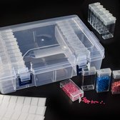 Diamond painting - Opbergdoos - Rechthoek Box Case - Met 100 Tic Tac doosjes - inclusief stickervel