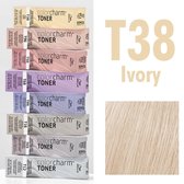 Wella Color Charm Permanent Creme Toner - T38 - Ivoire - Wella Toner - Blonde Toner - Cheveux Toner