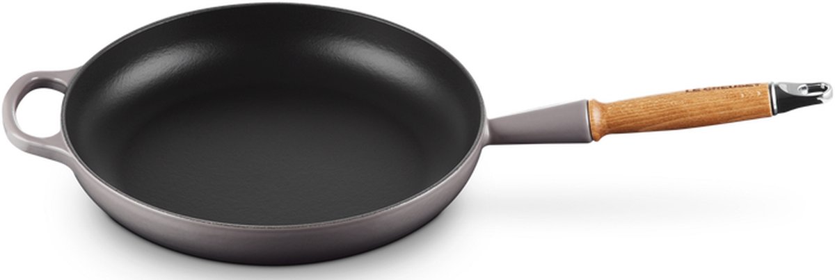 Le Creuset Le Creuset Signature koekenpan houten handvat 28 cm Flint