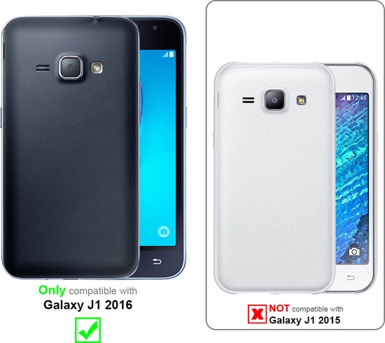 Cadorabo Coque pour Samsung Galaxy J1 2016 en STAR FABRIC GOLD - Housse de protection en silicone TPU au design pailleté