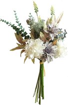 Fleurs artificielles, plantes artificielles, fleurs artificielles, décoration, fleurs en soie, bouquet, compositions florales artificielles, mariage, décoration de chambre, violet, blanc
