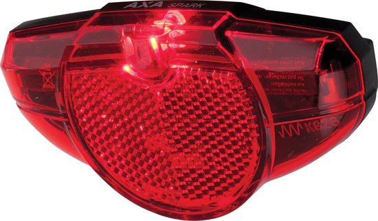 AXA Spark Battery Achterlicht - LED Fietsverlichting op Batterij - 500 m Zichtbaarheid - 100 uur - 50–80 mm Montage - Zijzicht van AXA — afbeelding 2