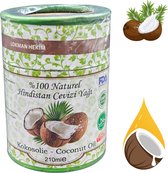 LH 100% Natuurlijke Kokosolie 210ml - Superfoods - Huid / Haar - Coconut Oil - Kokosnoot olie - Natural - Kokosnootolie