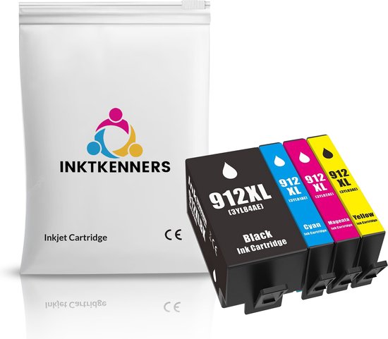 912 XL Ink Cartridges for HP 912 Ink Cartridges Compatible for HP 912XL Ink  Cartridges Multipack Compatible for HP OfficeJet 8010 8012 8015 for HP  OfficeJet Pro 8024 8025 (Black Cyan Magenta Yellow) : : Computers