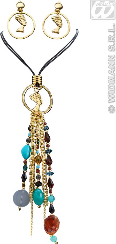 WIDMANN - Parure de bijoux reine égyptienne pour femme - Accessoires> Kit  Supporter | bol