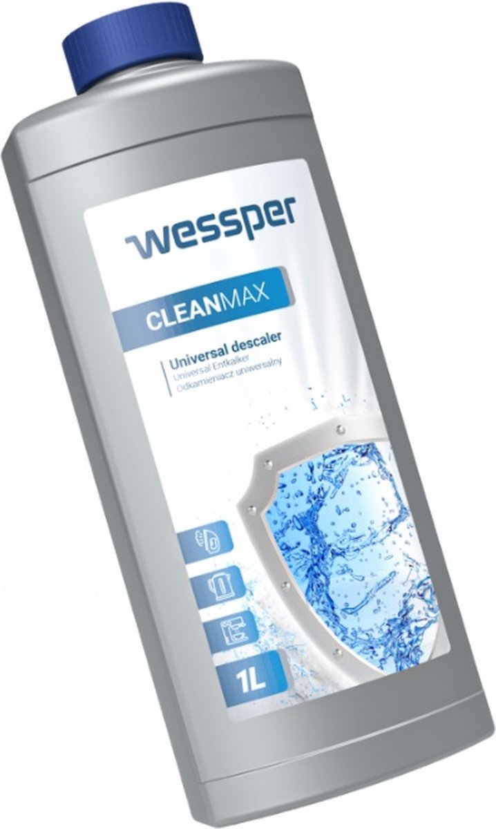 Wessper CleanMax détartrant pour machine à café 250 ml, nettoyant