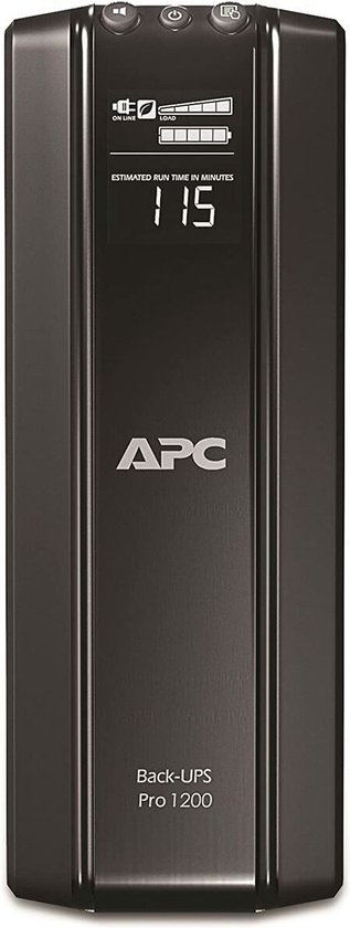 APC Back-UPS PRO BR1200G-GR - Noodstroomvoeding / 6x stopcontact / USB / 1200VA - APC