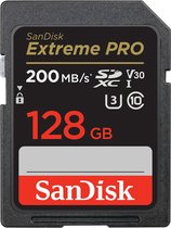 SanDisk Extreme PLUS Carte SDXC 128 GB UHS-Class 3 résistance aux chocs, étanche
