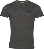 Superdry Vintage Logo Emb Tee Heren T-Shirt - Asphalt Grey Grit - Maat 2Xl