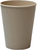 Herbruikbare koffiebeker PP bruin 200 ml | Inhoud: 1 stuks